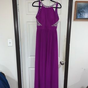 Hailey Purple prom dress